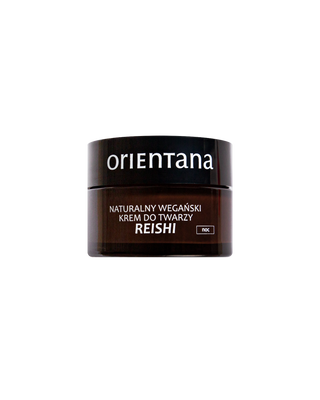 Prirodna veganska noćna krema za lice za osobe s prvim znakovima starenja Reishi Orientana - 1