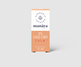 Calm Manaya 5% CBD ulje za stres, smirivanje i otklanjanje napetosti