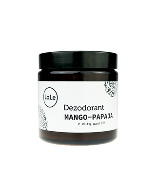 Organski dezodorans u kremi - Mango-papaja s naznakom vanilije za dugotrajan osjećaj svježine La-Le - 1