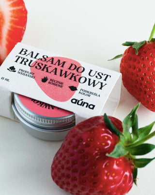 Auna balzam za usne od jagode koji ističe boju usana i daje im sjaj