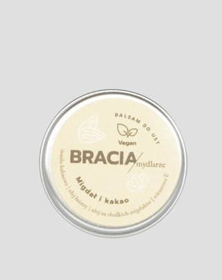 Hidratantni balzam za usne badem i kakao s vitaminom E i lanenim uljem Bracia Mydlarze - 1