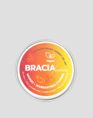 Voćni sorbet za suhe i ispucale usne trešnja mango i mandarina Bracia Mydlarze - 1
