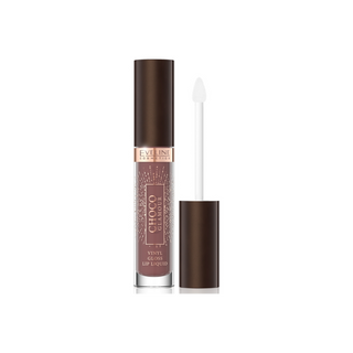Tekući ruž za usne s efektom sjajnih usana 02 Deep Cherry Chocolate Choco Glamour Eveline - 1