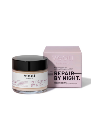 Second skin Repair noćna krema za lice s lipidnom zaštitom Veoli Botanice - 1