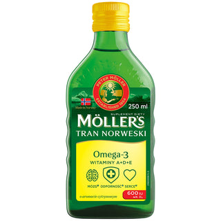 Mollerov norveški tran s okusom limuna sa 600 IU vitamina D3 - 1