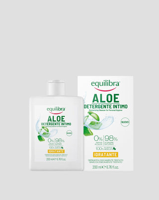 Hidratantni gel za intimnu higijenu na bazi aloe vere bez parabena i SLS Equilibra - 1