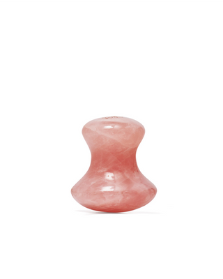 Gljiva za masażu lica od prirodnog roza kvarca Crystallove - 1