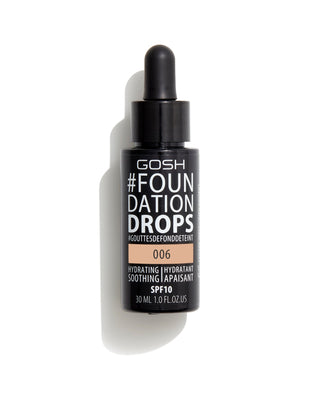 Hidratantna i umirujuća podloga s vitaminom E i spf 10 boja 006 tawny foundationdrops Gosh - 1