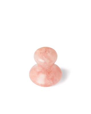 Gljiva za masażu lica od prirodnog roza kvarca Crystallove - 2
