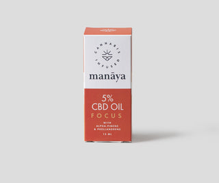 Focus Manaya 5% CBD ulje poboljšava koncentraciju