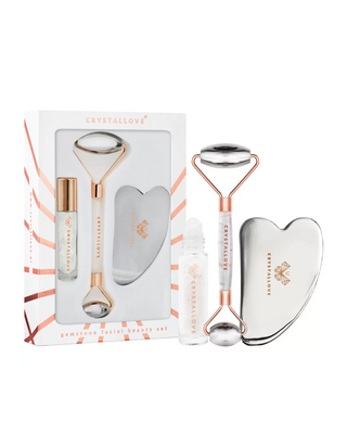 Set za masažu lica od nehrđajućeg čelika - Cryo Ice Beauty set Crystallove cryotherapy - 1