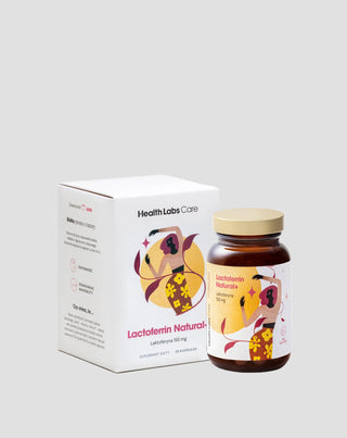 Dodatak prehrani s laktoferinom 150 mg iz kravljeg mlijeka Lactoferrin Natural+ Health Labs Care 30 kapsula - 1