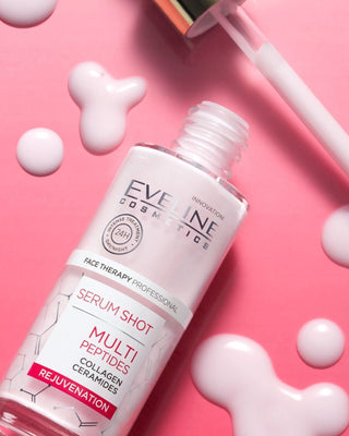 Tretman pomlađivanja s više peptida za zrelu kožu, Eveline Comstics Serum Shot - 2