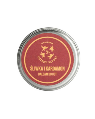 Balzam za usne Šljiva i kardamom za ispucale i ispucale usne, Mydlarnia Cztery Szpaki - 1