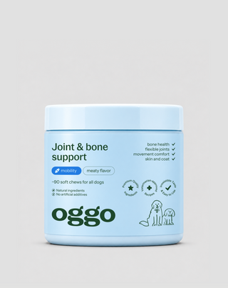Dodatak prehrani za zglobove i kosti pasa velikih pasmina, aktivnih, starijih Joint & Bone Support Oggo 180 g - 1