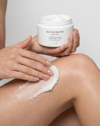 Šećerni piling scrub za tijelo za zaglađivanje kože Nutridome 250 g - 3