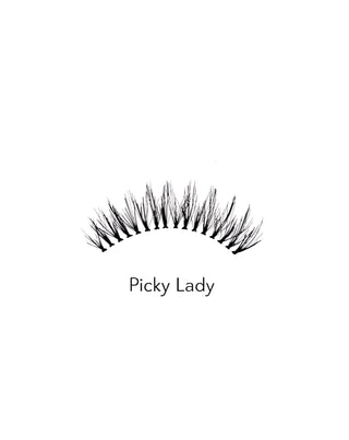 Lagane i mekane 2D umjetne trepavice za višekratnu upotrebu Picky Lady Bamm!Lashes - 2
