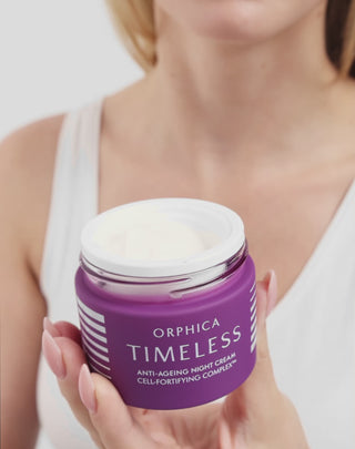 Hidratantna noćna krema za lice s gotu kolom za kožu 40+ Timeless Orphica Clinic - 5