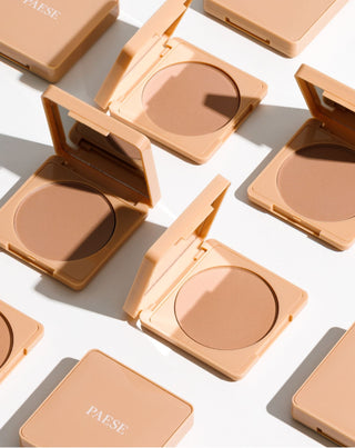 Bronzer u prahu Selfglow 01 Cold s aktivnim sastojcima za konturiranje lica Paese - 6