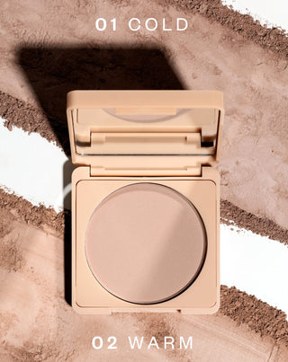 Presovani bronzer Selfglow 01 Cold s aktivnim sastojcima za konturiranje lica Paese - 4