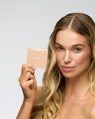 Presovani bronzer Selfglow 02 Topli s aktivnim sastojcima za konturiranje lica Paese - 3