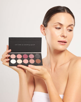 Paleta od 10 dugotrajnih sjenila za oči u klasičnim nijansama Basic Eyeshadow Palette Nutridome - 3