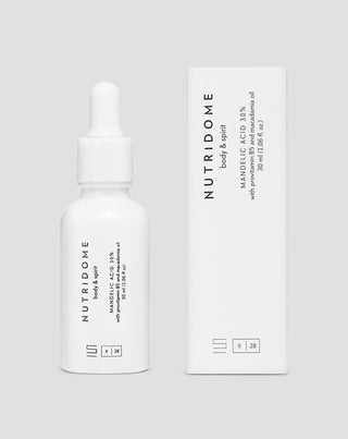 Bademova kiselina 30% revitalizirajući serum za lice s provitaminom B5 i Nutridome makadamijskim uljem - 2