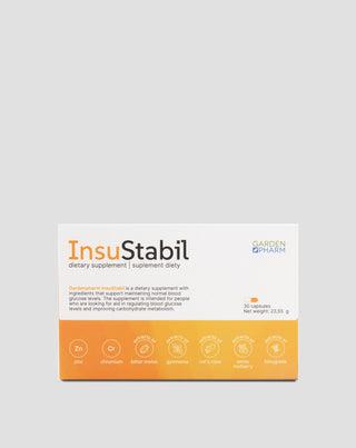 Dodatak prehrani za normalnu razinu šećera i metabolizam InsuStabil Gardenpharm 30 kapsula - 1