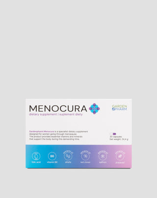 Dodatak prehrani za ublažavanje simptoma menopauze Menocura Gardenpharm 30 kapsula - 1