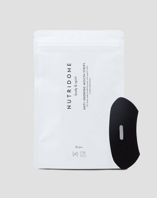 Nutridome prirodne bambusove svilene zakrpe za usne protiv hrkanja 30 kom - 1