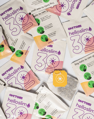 Čaj za čišćenje dana, detoksikacija tijela u 30 dana, voćni i biljni Hello Slim Oh!Tomi - 3